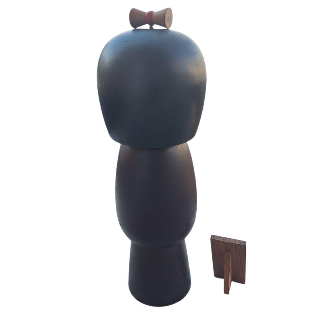 大型35cm 創作こけし 路傍 箱・銘札付 内閣総理大臣賞作家