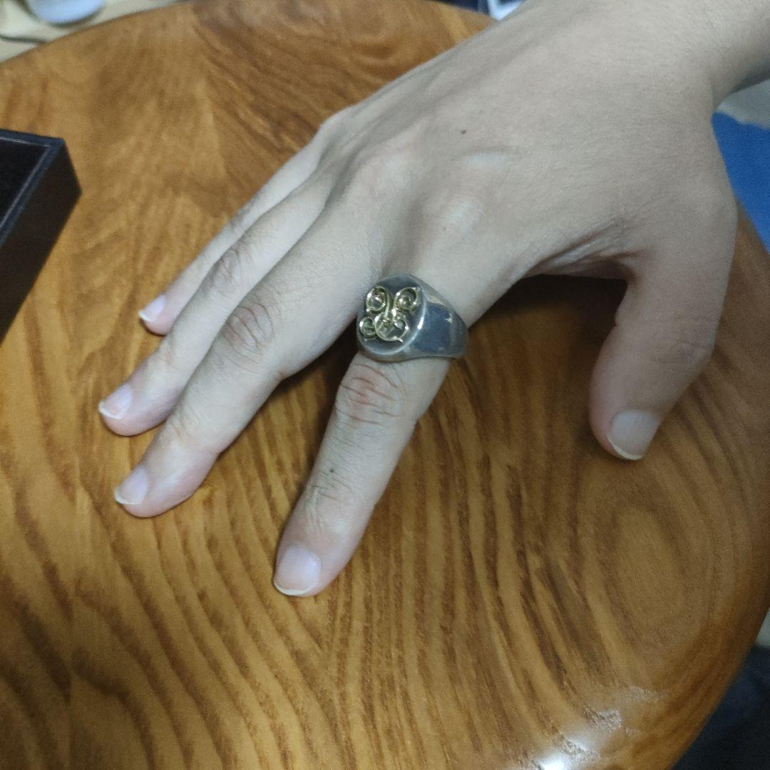 PEANUTS&CO. Signet リング 925 K18 size21号