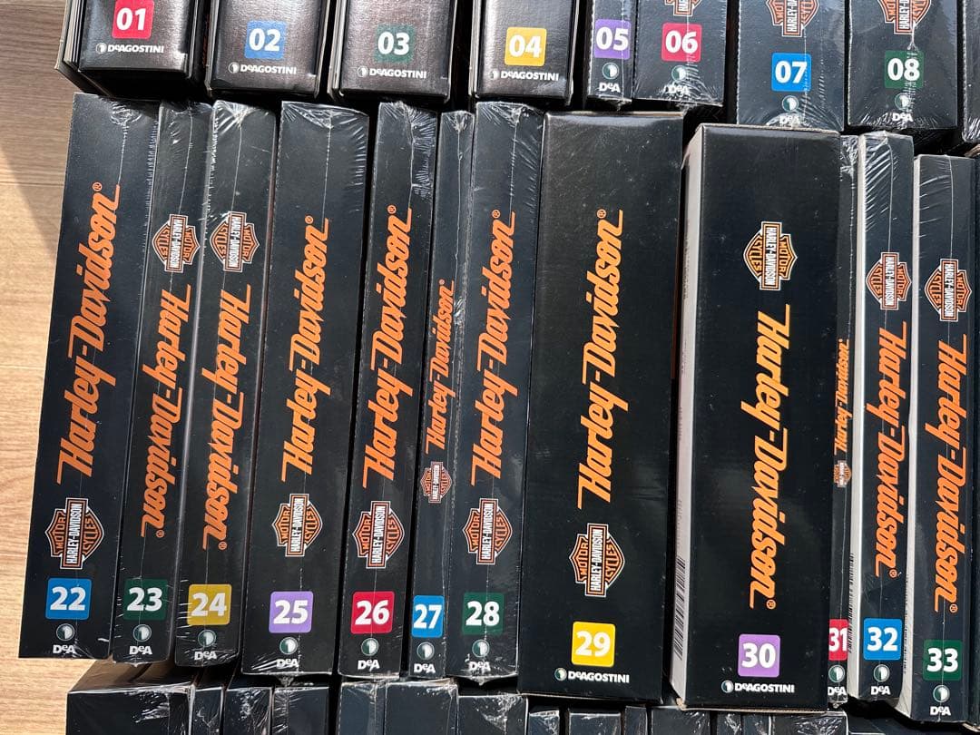 デアゴスティーニ ハーレーダビッドソン ファットボーイ 1/4 全未開封セット