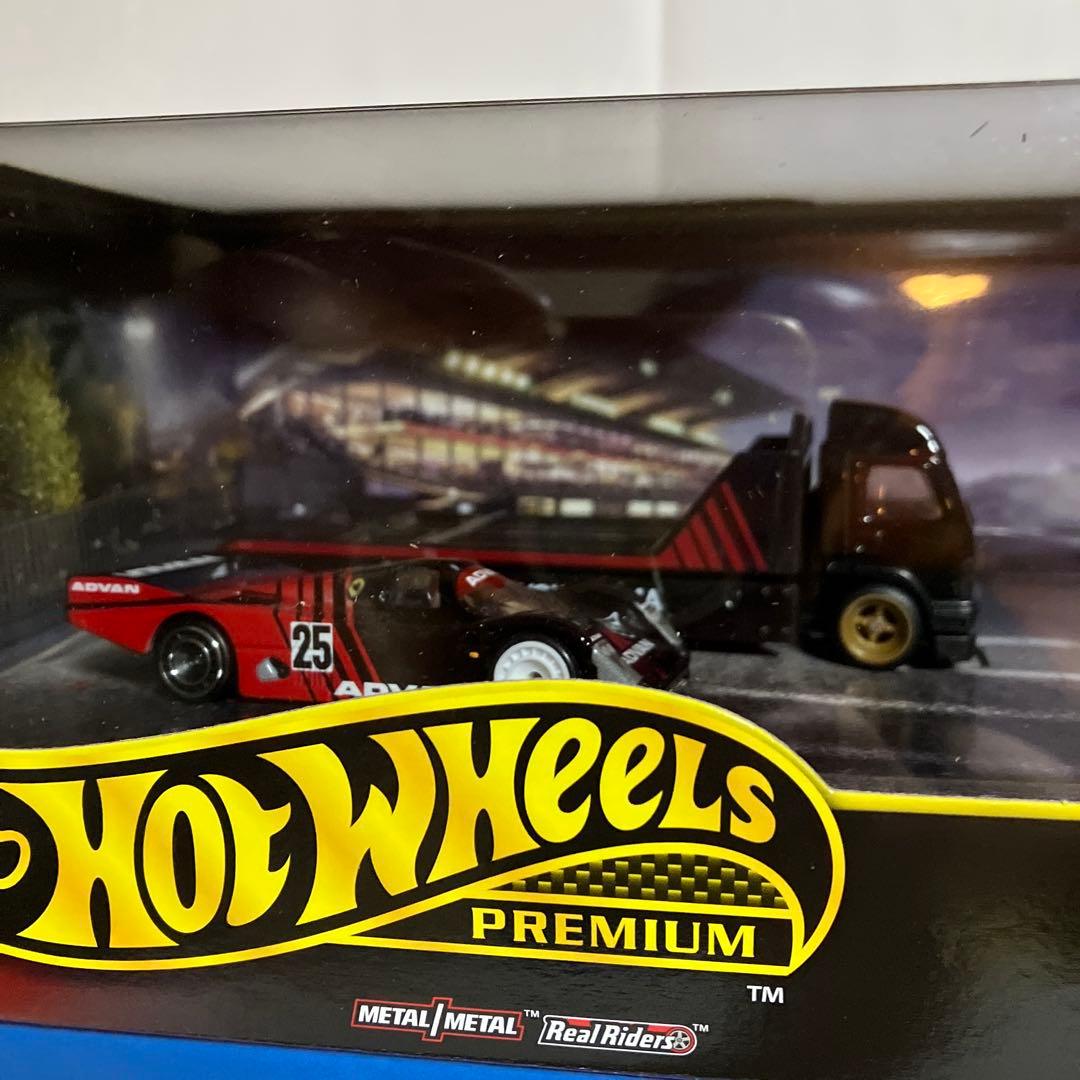 ホットウィール⭐️ロゴライト⚡️プレミアムADVANレーシング✨共に新品❗️2セット‼️