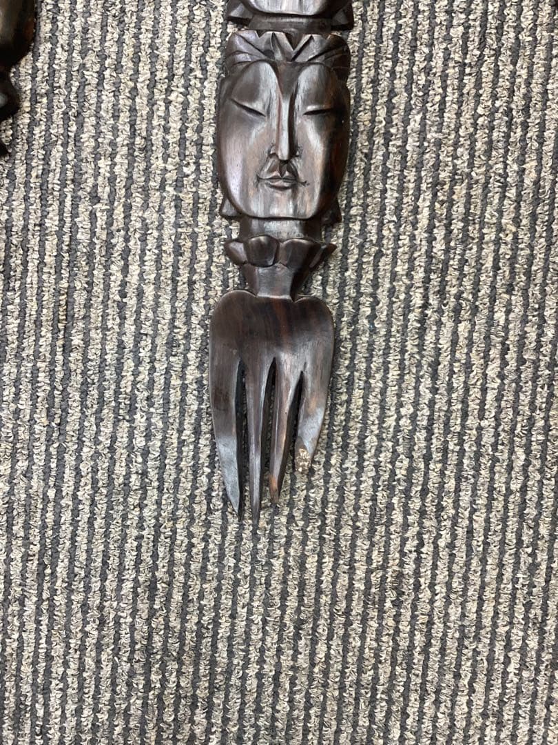 インドネシア　木彫り　アンティーク　お纏め