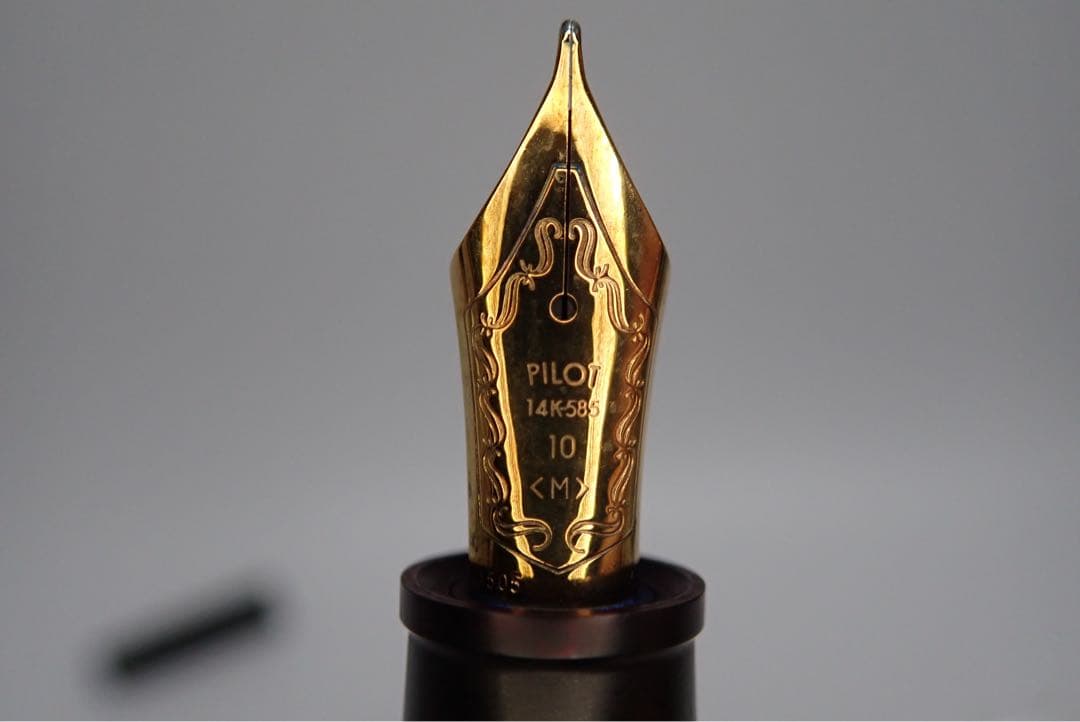 masahiro万年筆｜エボナイト｜パイロット 中字（M）｜インク止め式｜廃番品