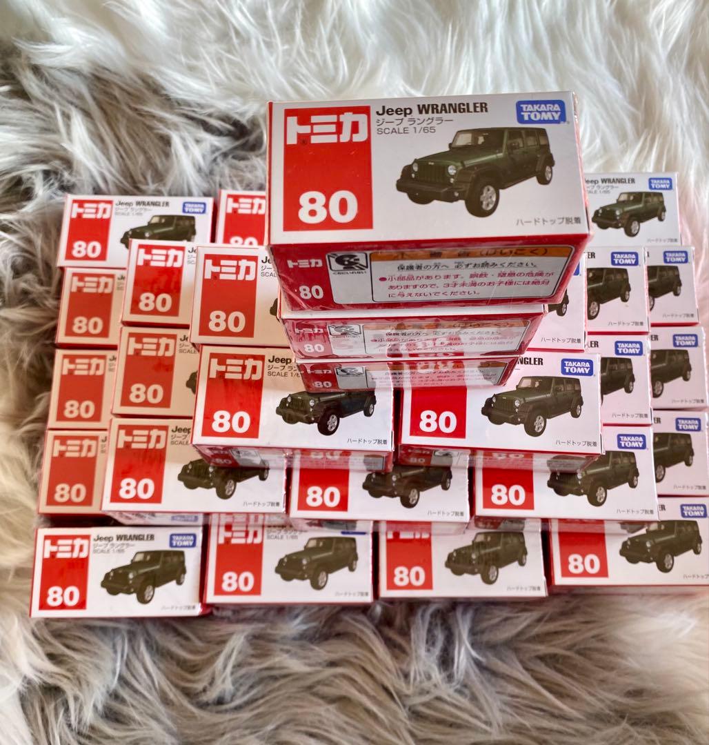 トミカ No.80 ジープ Jeep ラングラー 36個入り未開封
