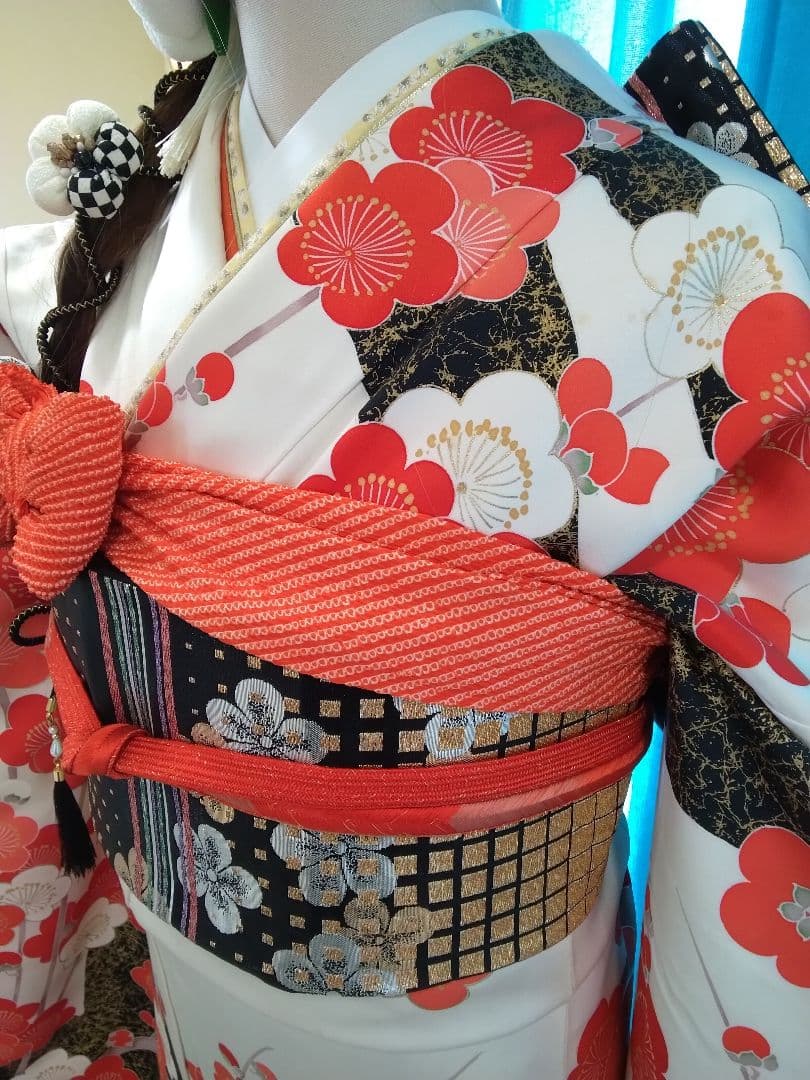 正絹振袖単品、成人式、