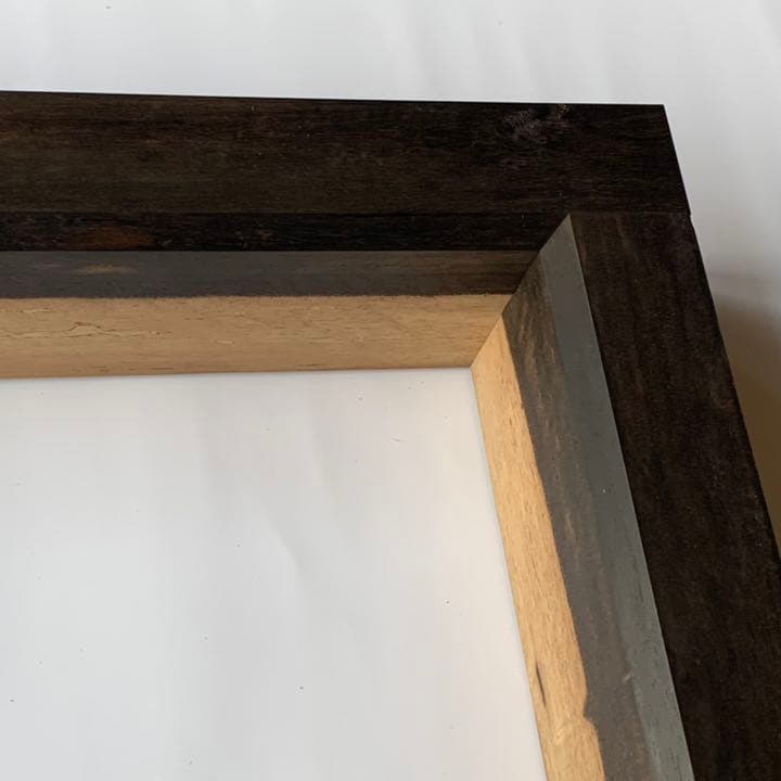 【炉縁　黒柿】