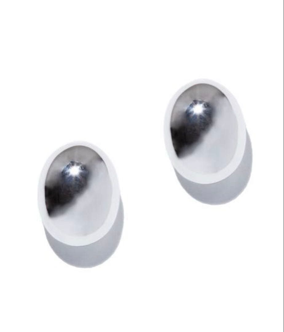 quip queint ボウリングスタッドオーバル ピアス　シルバー925