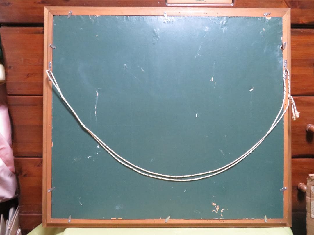 ◆  初夏の渓谷（仮題）　「H.Shimohira」　油彩　F10号   ◆