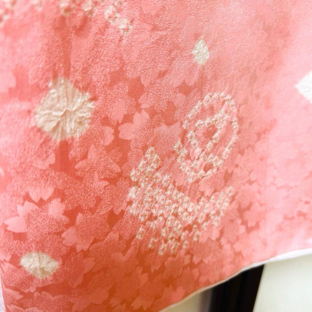 teteNo.119 七五三　3歳 正絹被布フルセット　本絞り