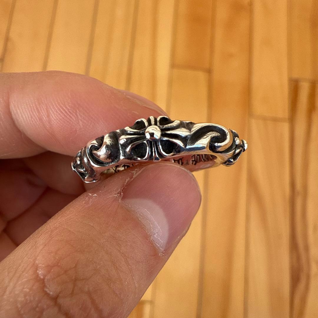 シルバー フローラルデザイン リング