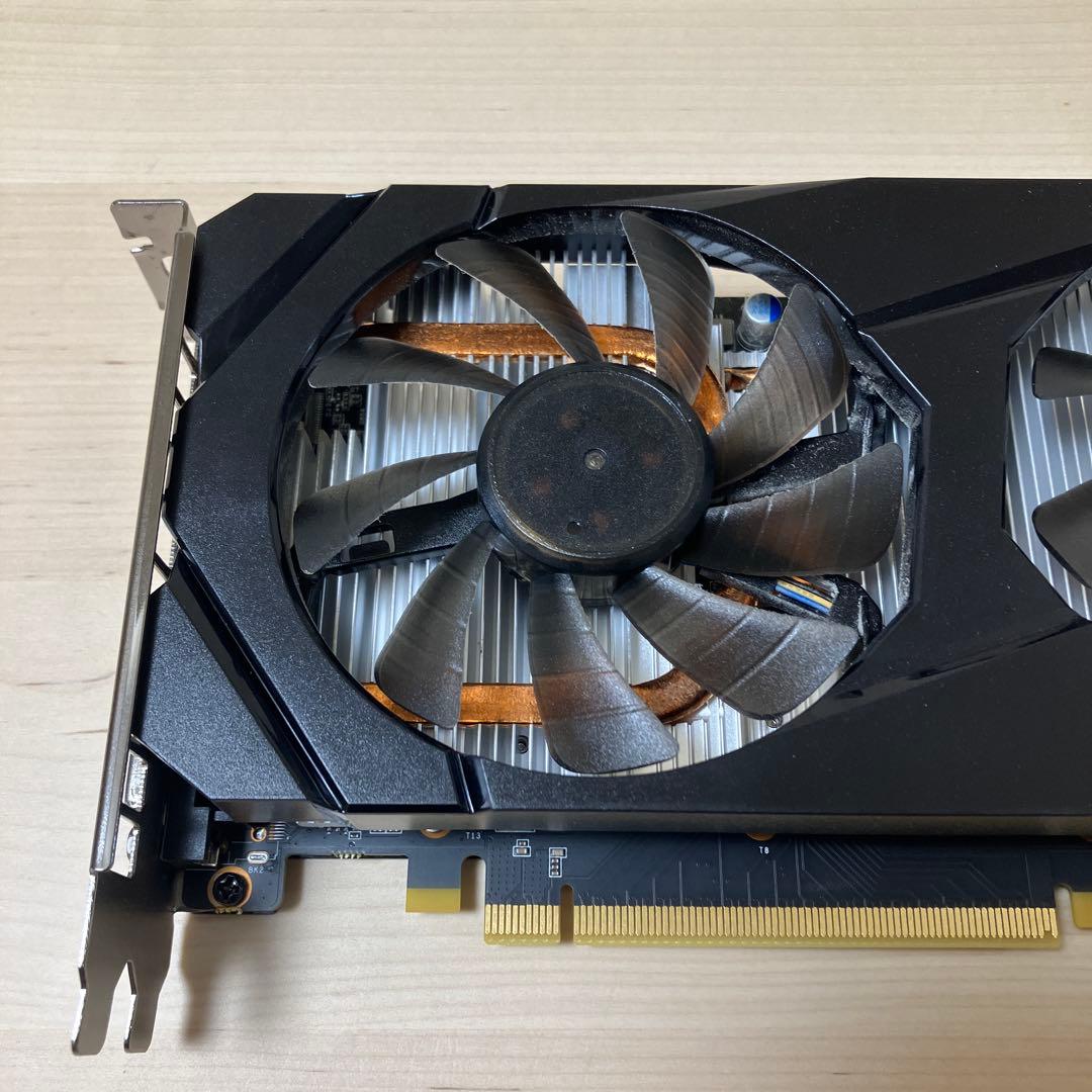 NVIDIA GTX1660 GALAKURO デュアルファングラフィックボード