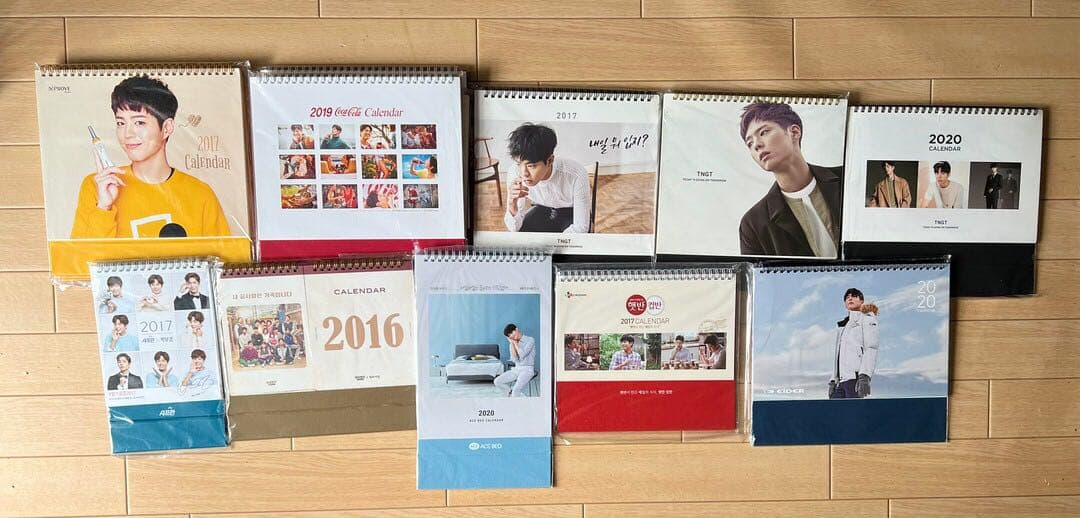 【値下げ】パクボゴム 公式卓上カレンダー(絶版）（貴重）