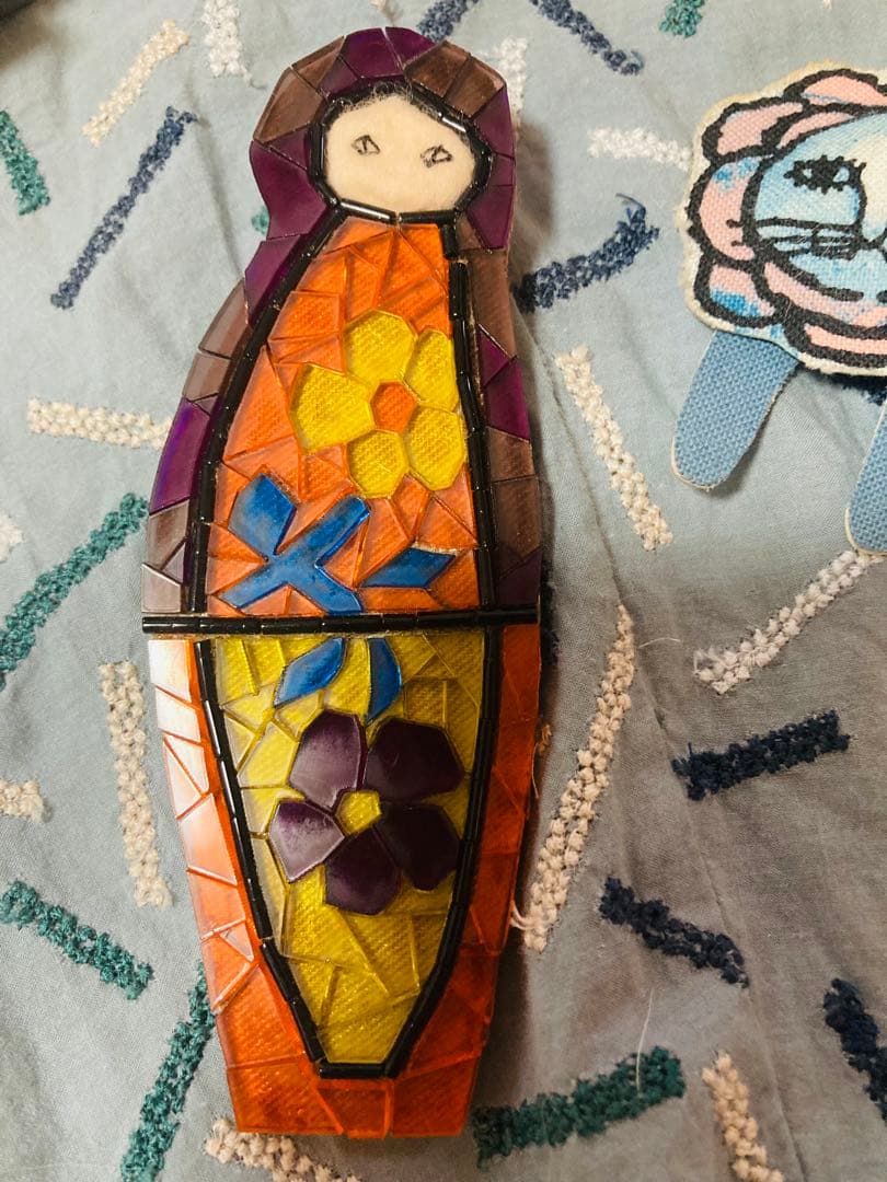 mina perhonen 希少　マトリョーシカ　ブローチ大　新品　コサージュ