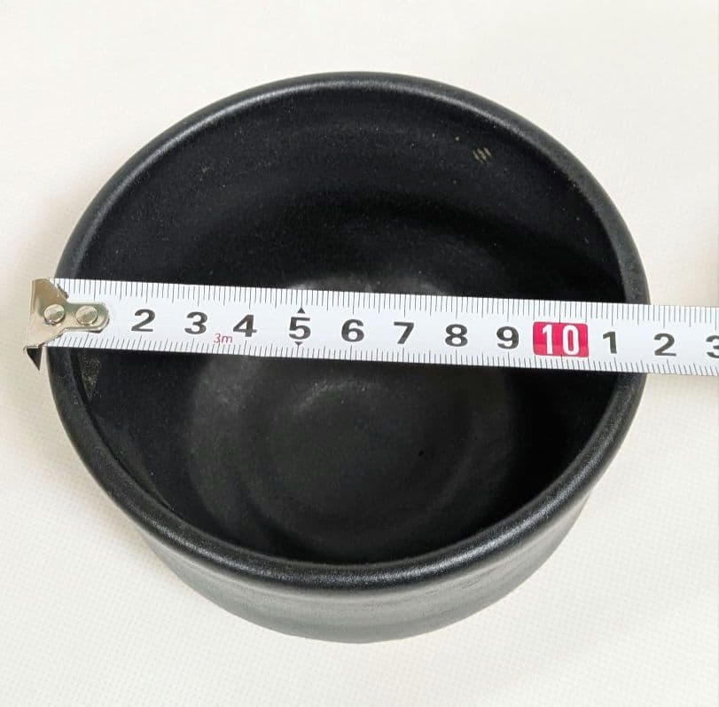 黒楽茶碗　抹茶茶碗　割り高台　楽焼　京焼　抹茶碗　茶道具　茶道　茶会　初釜