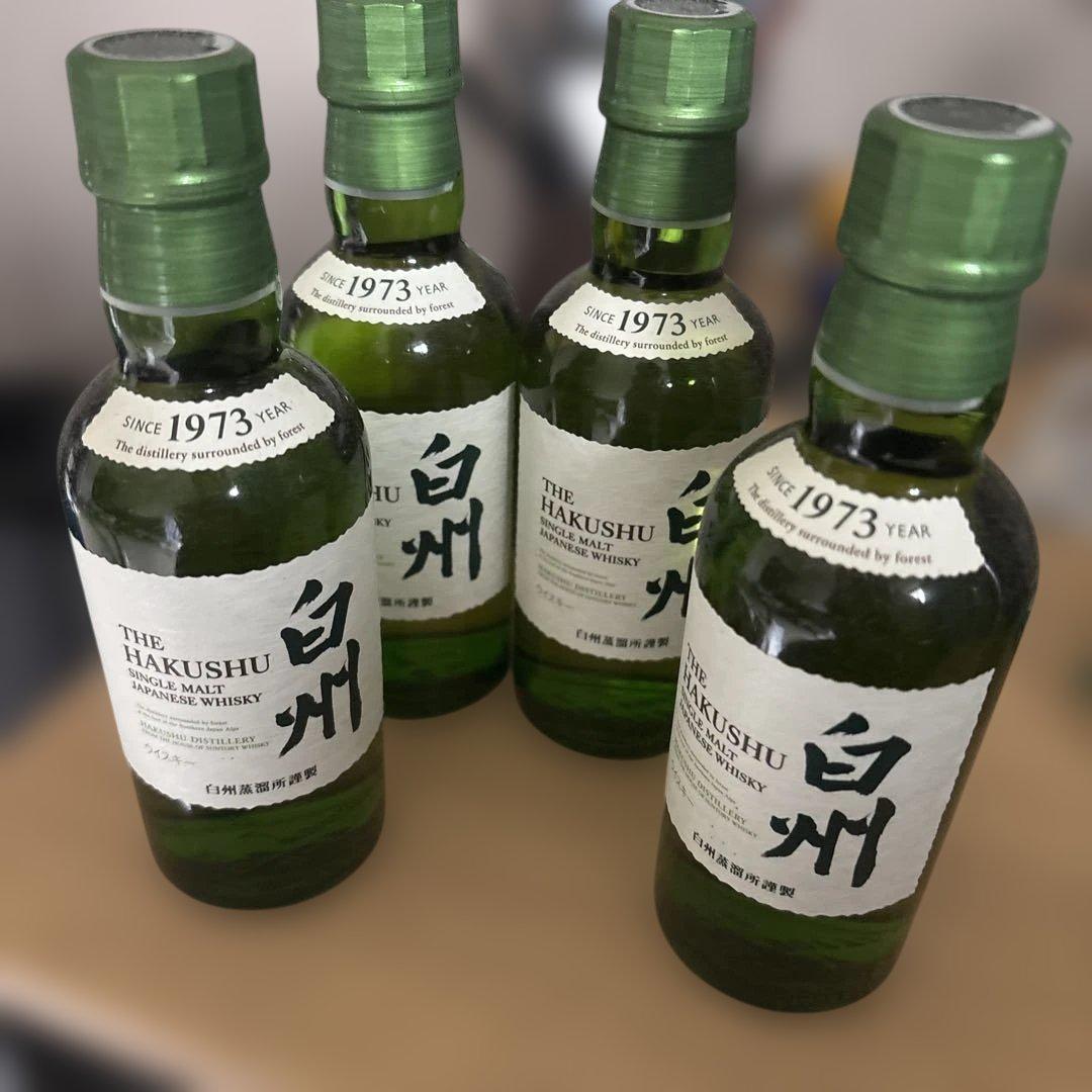 し*ん様 白州 シングルモルトウイスキー 1973年 4本セット