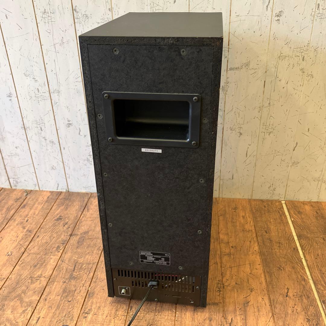 ケンウッド SUPER WOOFER ブラック サブウーファー SW-9 70W