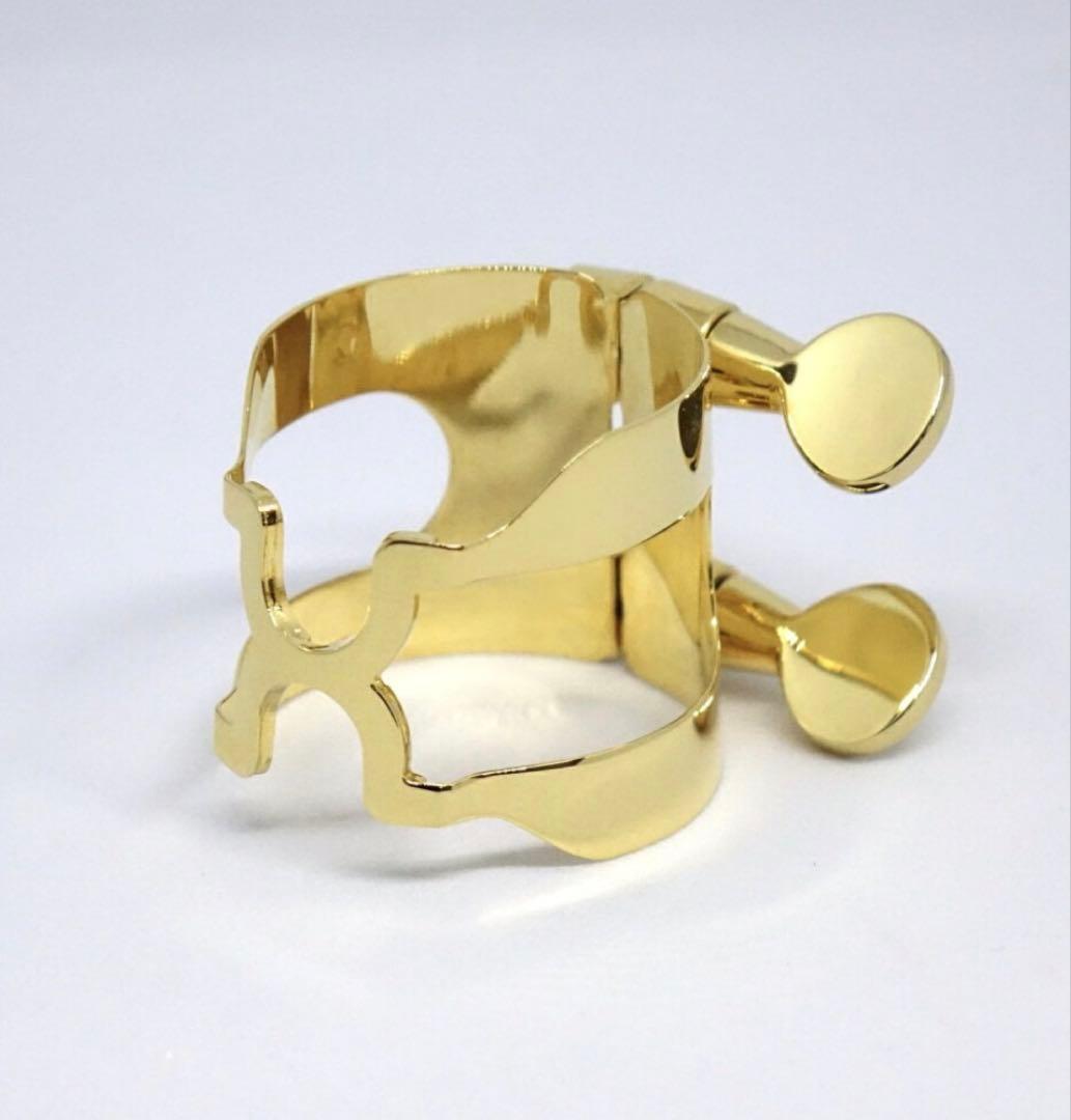 B♭クラリネット用リガチャー HARRISON（ハリソン）C/GP 金メッキ