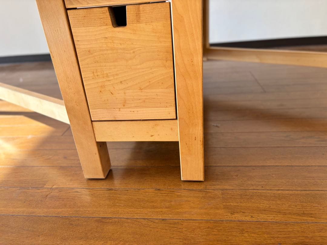 IKEA ノールデン 折りたたみテーブル 引き出し付