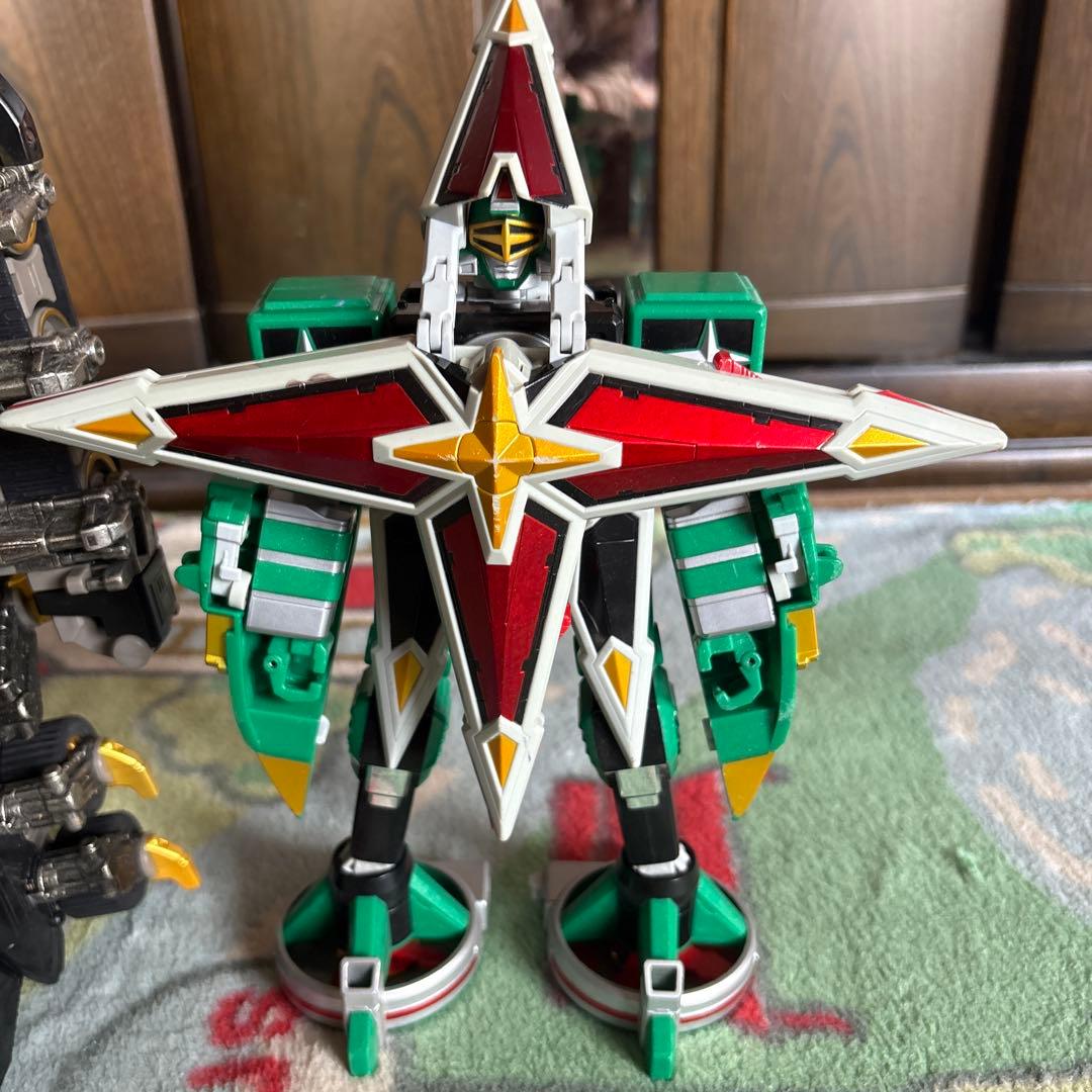 忍風戦隊ハリケンジャー超合金　轟雷旋風神　ブラックver. 轟雷神　天空神