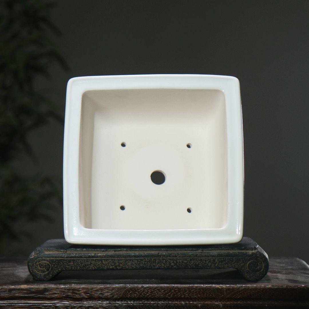 中国風山水図盆栽 陶磁盆 紫砂鉢 大盆栽 小盆栽