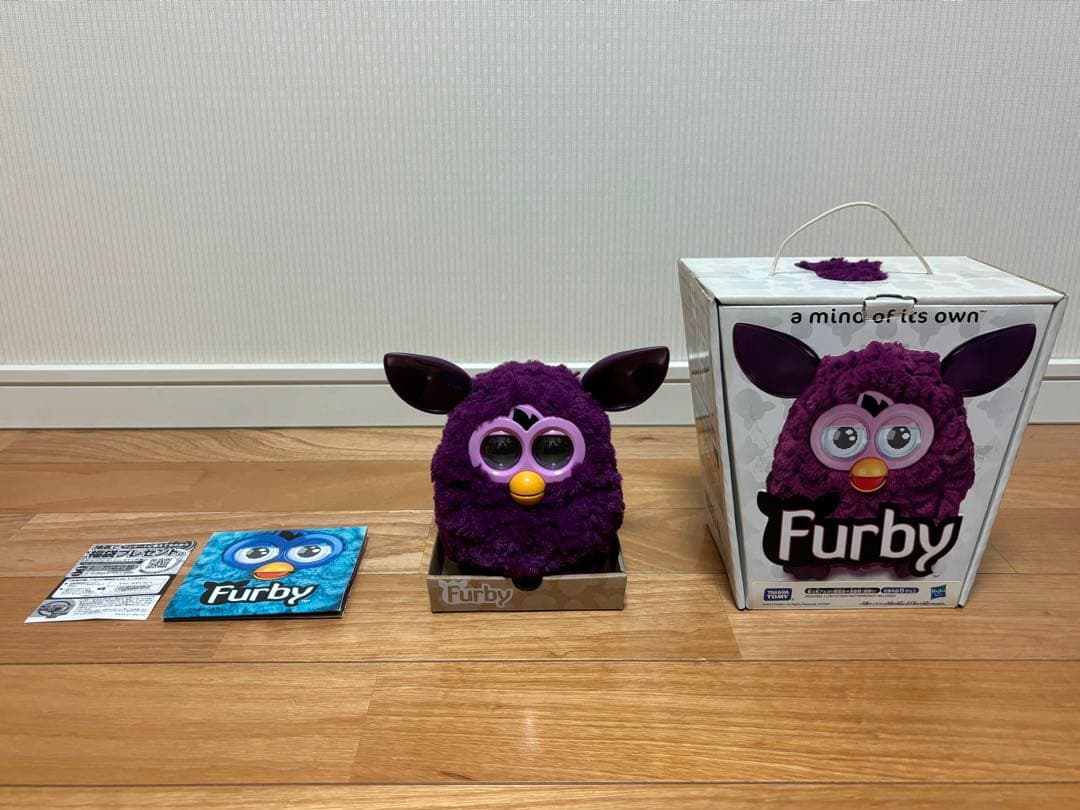 ハズブロ タカラトミー ファービー フレッシュグレープ 英語版 動作確認済み