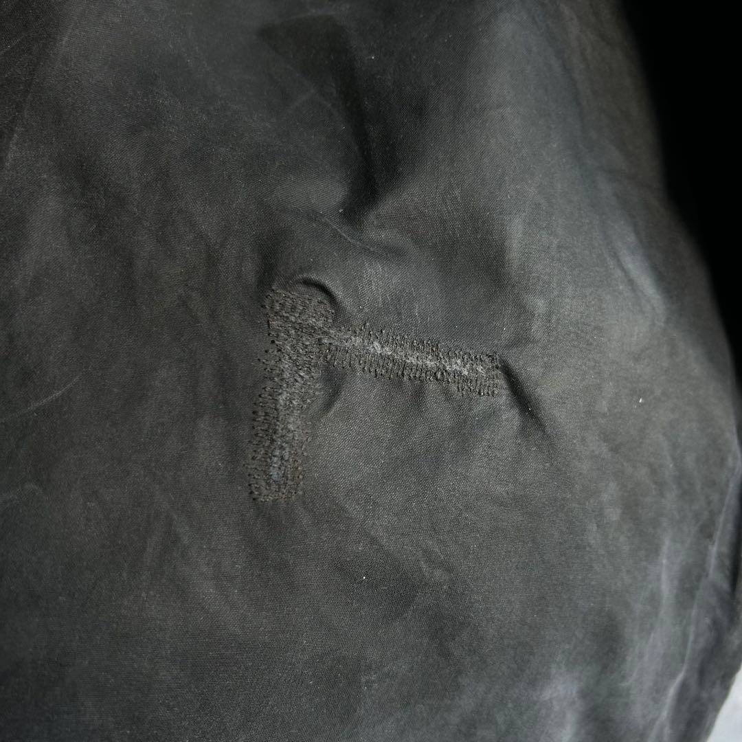 90S Barbour BEAUFORT 42 ネイビー オイルドジャケット