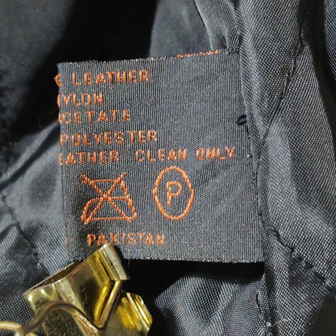 EEZAN　ライダースジャケット　シングル　レザージャケット　本革　黒　立襟