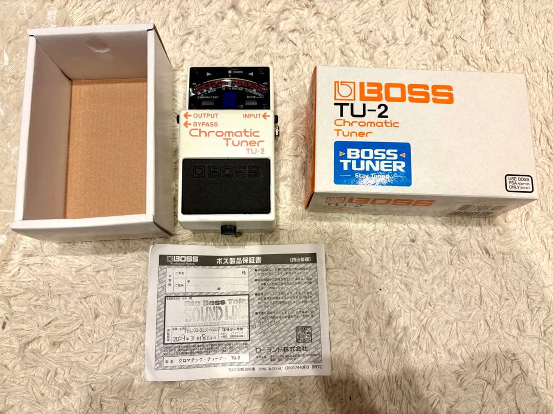 BOSS TU-2 クロマチックチューナー