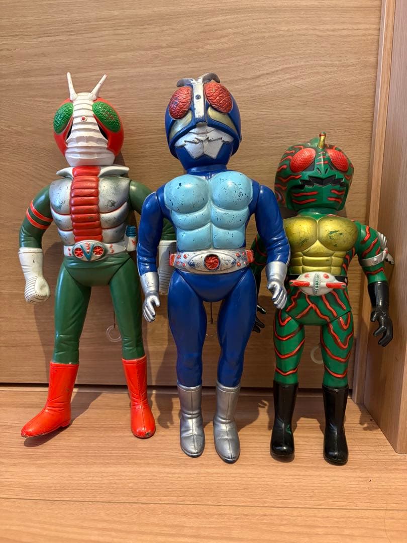 ★極希少 70年代 仮面ライダー トーキング 3体セット 1号 V3 アマゾン
