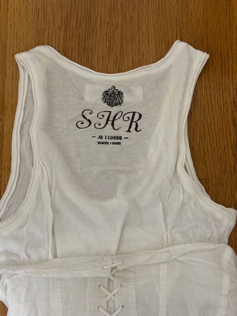 SHARE SPIRIT コルセットタンクトップ ホワイト
