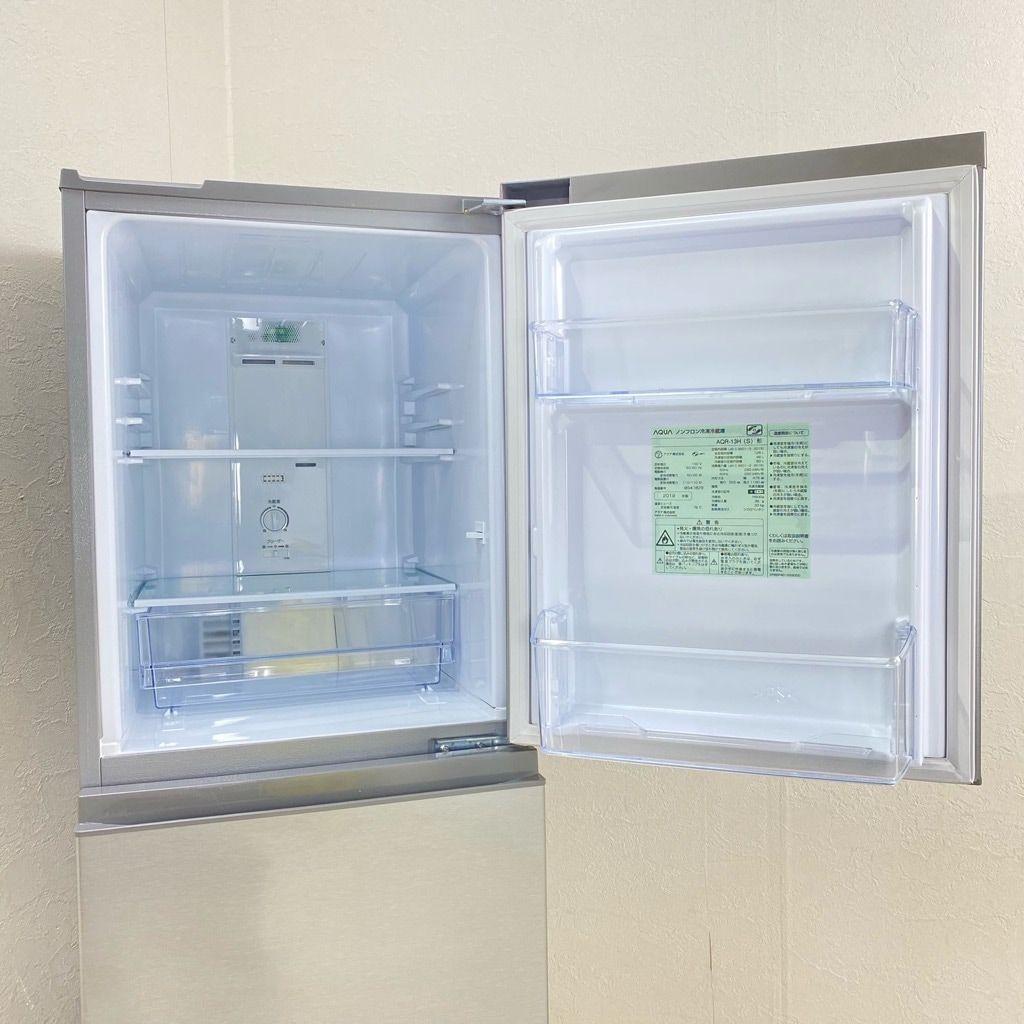 【お買得品】AQUA 冷蔵庫 AQR-13H(S) 2019年製