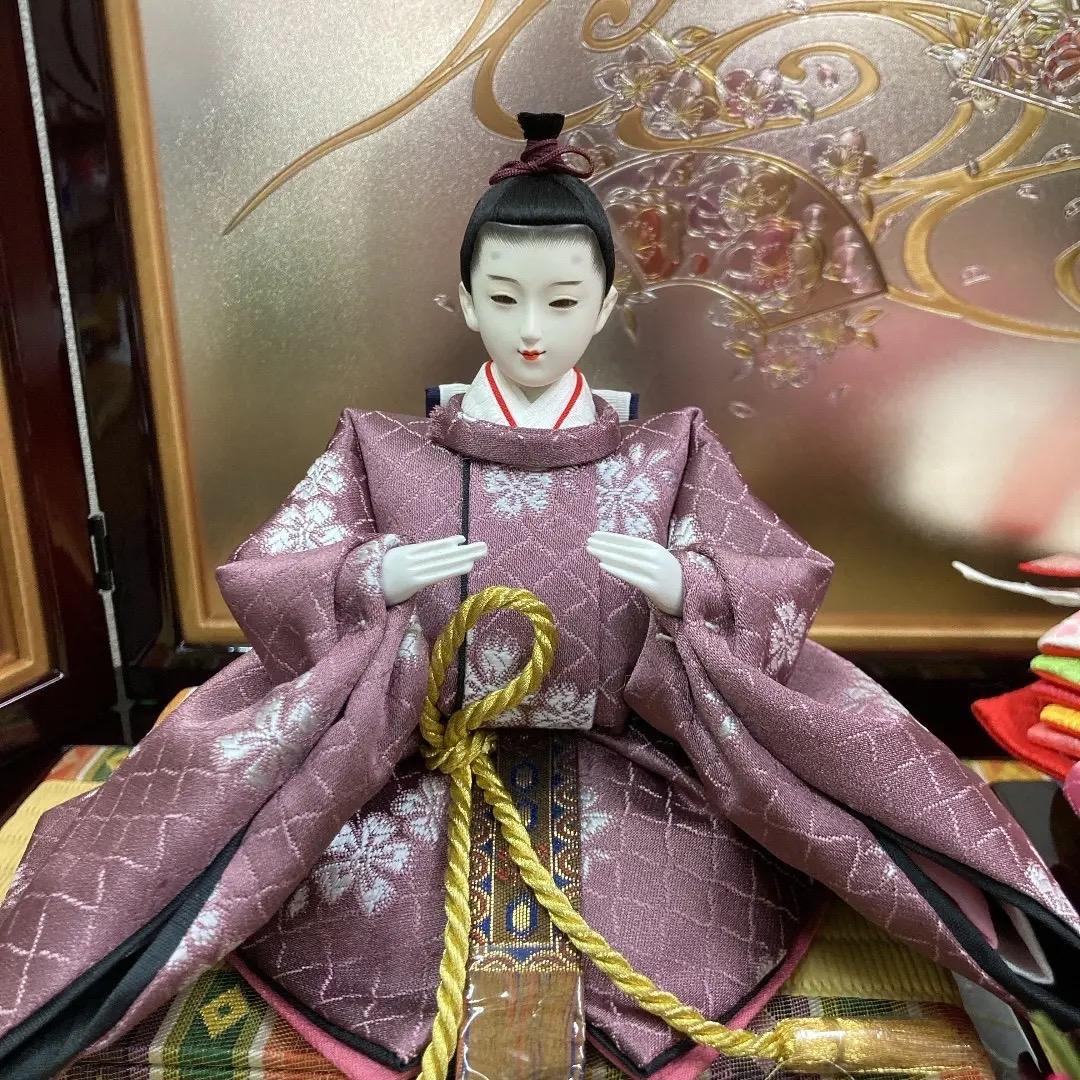 G6 素敵な　収納新王飾り　ワインレッド色　台巾63㎝位　訳あり特価