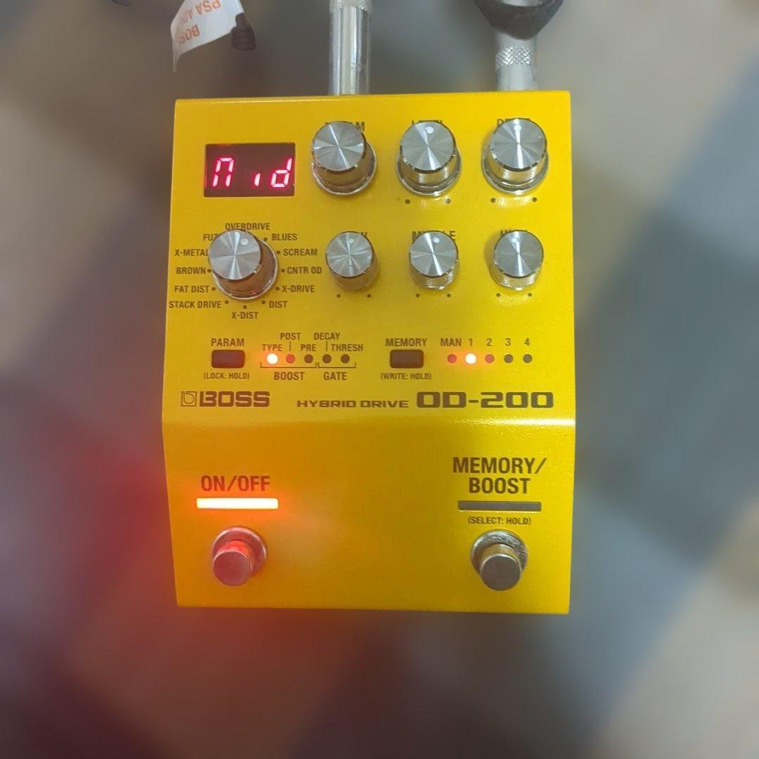 ギター BOSS HYBRID DRIVE OD-200