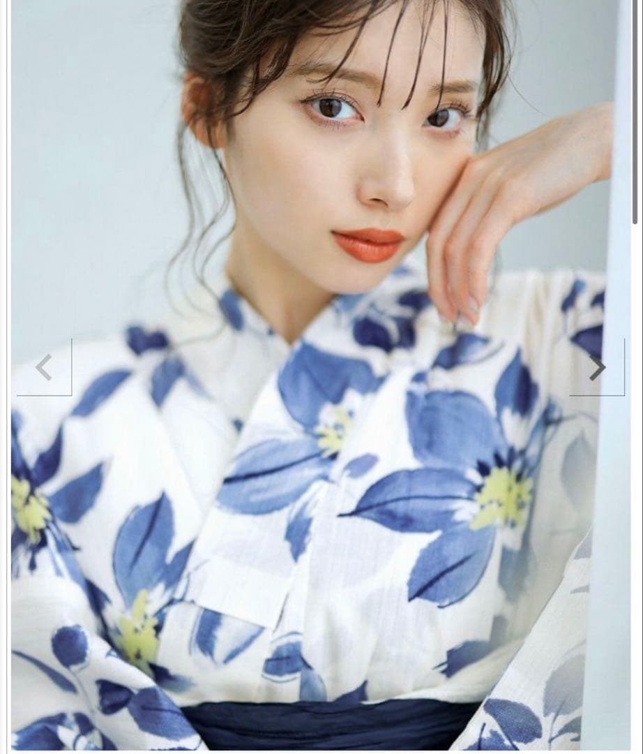 dita 浴衣　如月の桔梗　青系