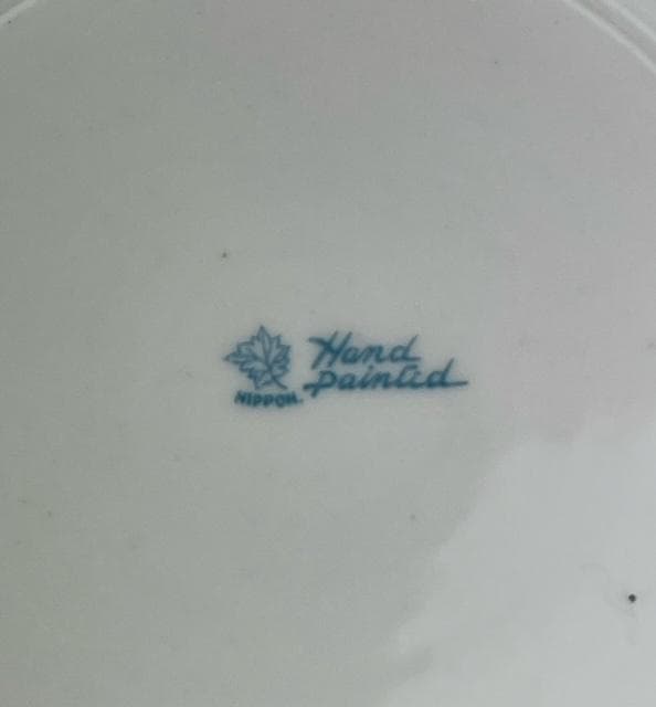 【希少】オールドノリタケ ２３㎝ 花紋蓋付き金盛り皿 深皿 ボウル 金彩