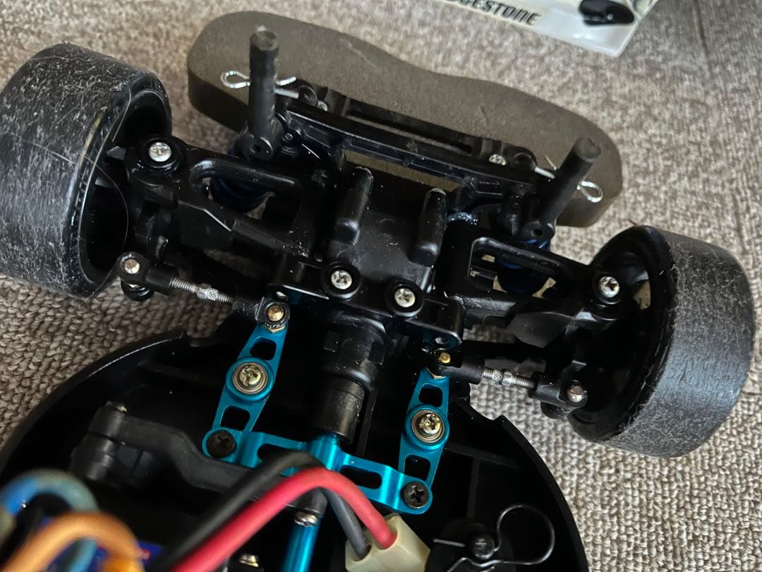 タミヤ TT-01 80スープラボディ ドリラジ 動作OK