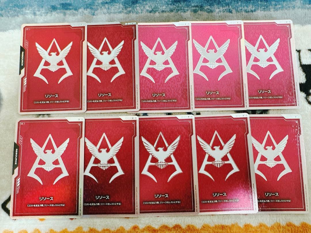 シャア・アズナブル リソースカード 10枚FIRSTCOMBAT