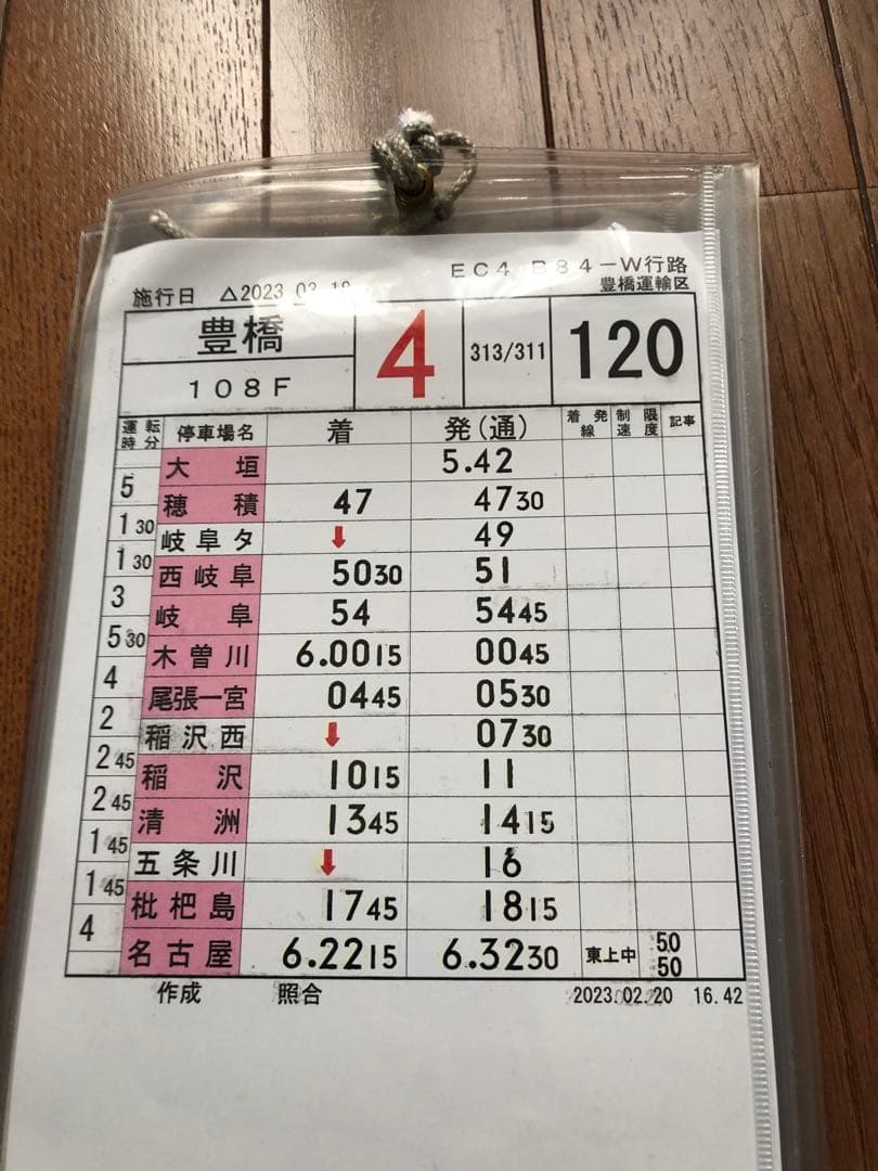 JR東海　豊橋運輸区　スタフ　311系