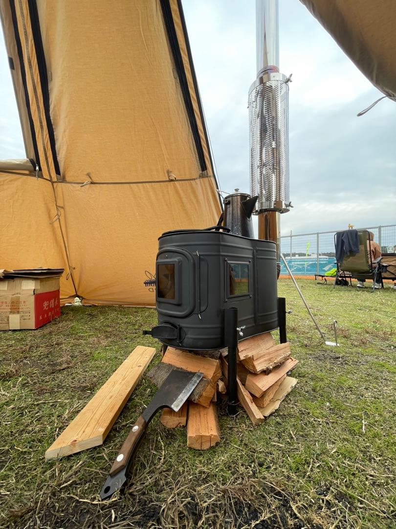 ホンマ製作所　薪ストーブ　APS-48DX 黒