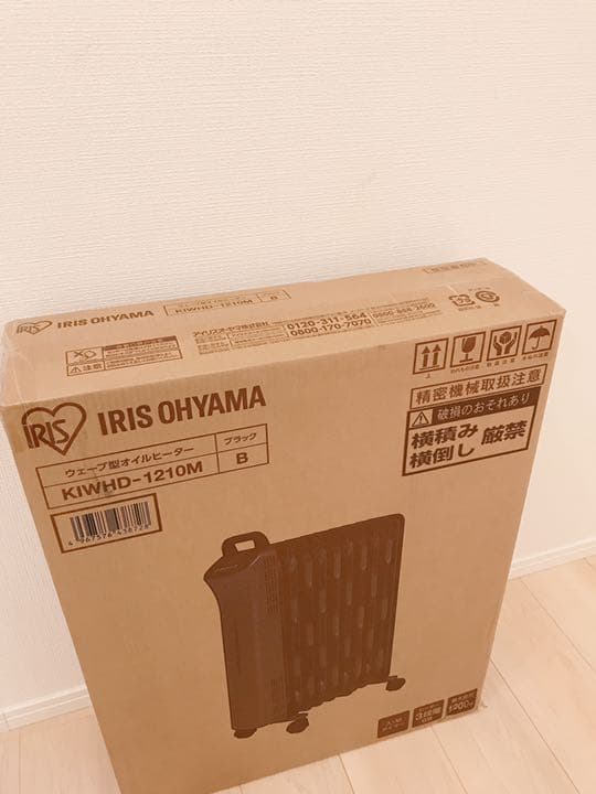 アイリス　オイルヒーター　KIWHD 1210M ブラック