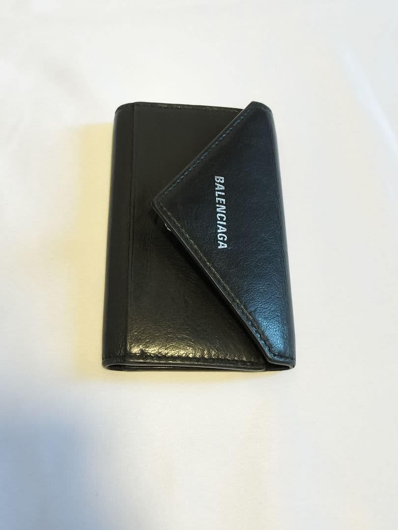 美品☆BALENCIAGA バレンシアガ ペーパー キーケース 6連 ブラック