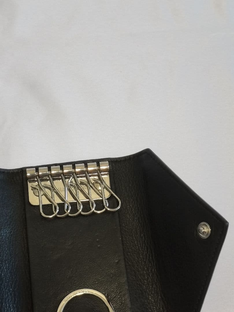 美品☆BALENCIAGA バレンシアガ ペーパー キーケース 6連 ブラック