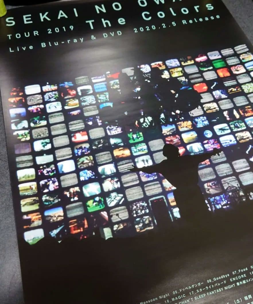 【非売品・激レア】SEKAI NO OWARI「The Color」告知ポスター