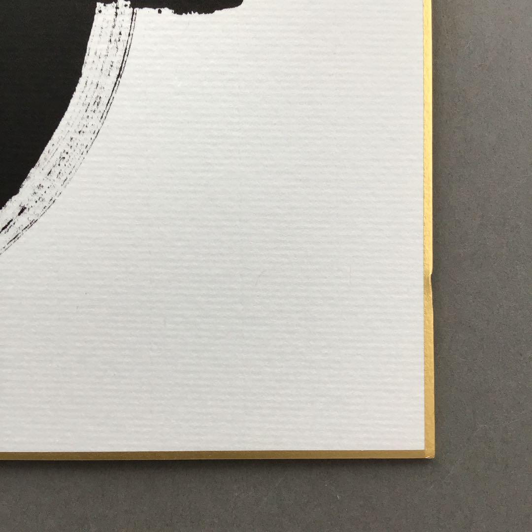 色紙　「平常心是道」　大徳寺黄梅院小林太玄　畳紙　配送用袋　S1035SS