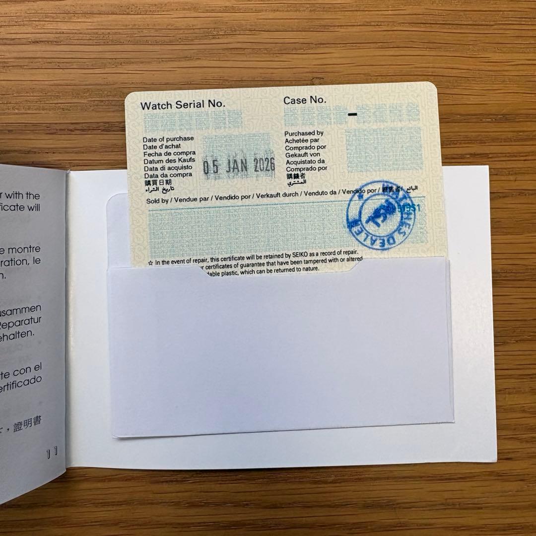 新品SEIKO 5アラビック文字盤 藤原ヒロシ fragment 自動巻き