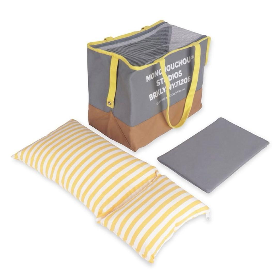 【新品】monchouchou Studio Bag グレー　犬用バッグ　韓国