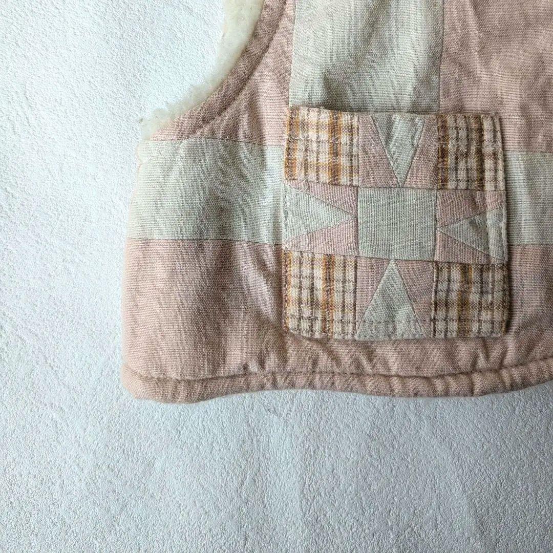 レア Apolina パッチワークベスト 2-3Y