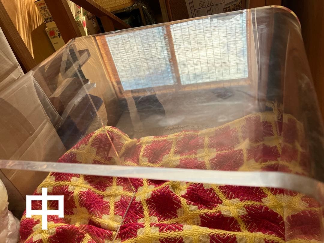 アクリル ネストテーブル 3台セット ミッドセンチュリー スペースエイジ 飾り台