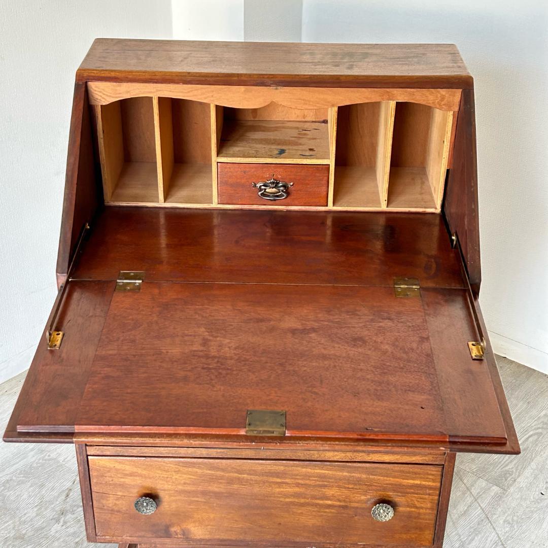 イギリス アンティーク 家具 ライティング ビューロー 英国 チェスト 540A