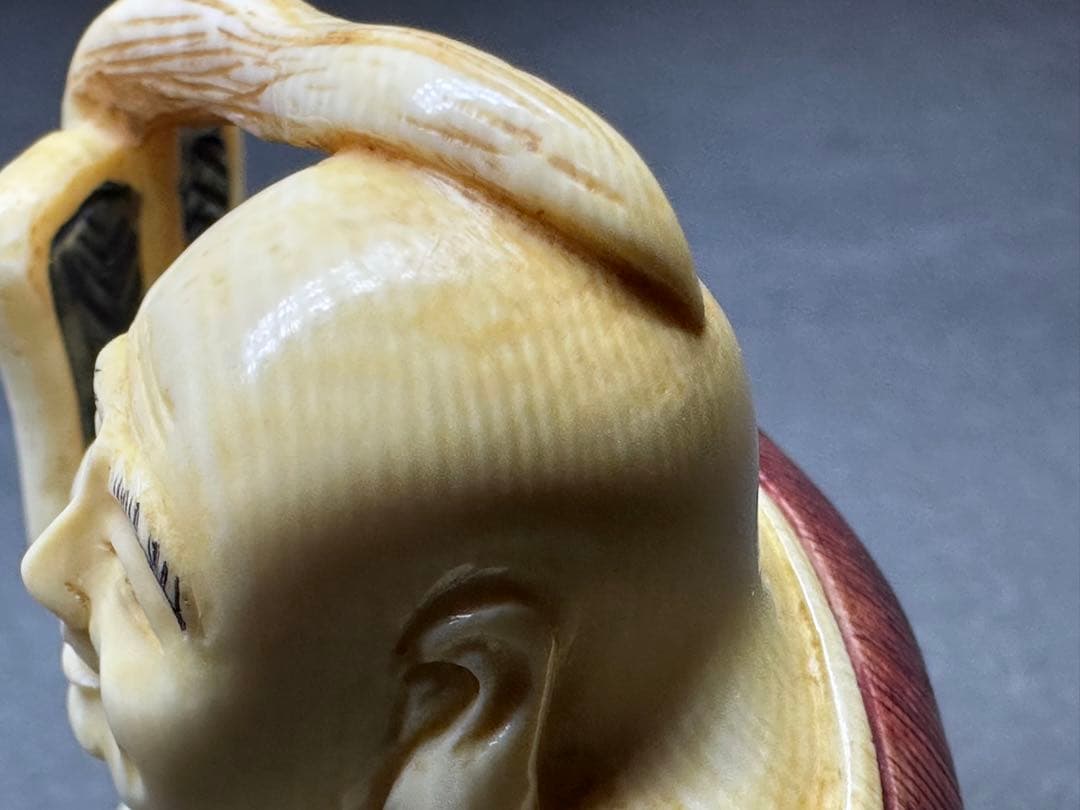 極上　置物　仏像　和彫　天然素材　アンティーク　　骨董　飾り物　古美術品