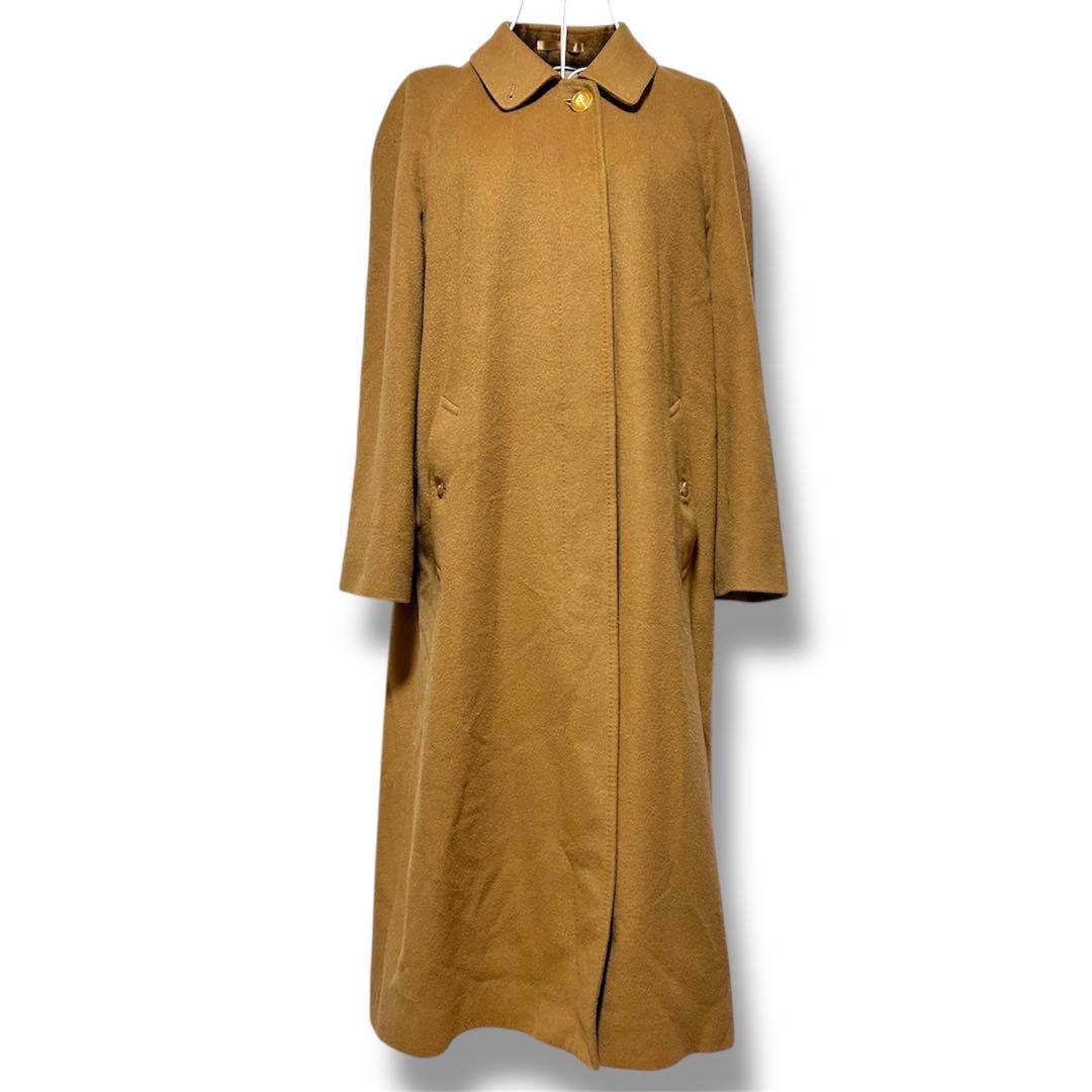 バーバリー ロングコート カシミヤ ウール バルマカンコート チェスターコート